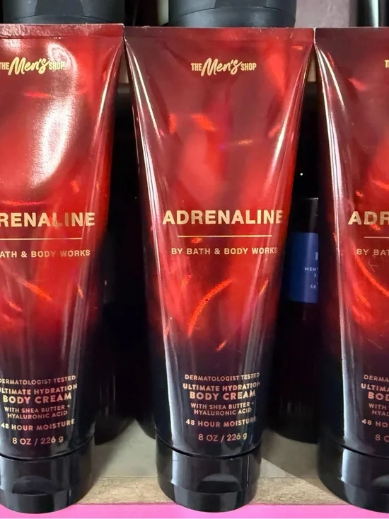 3 Bath & Body Works Adrenaline Body Cream — Red