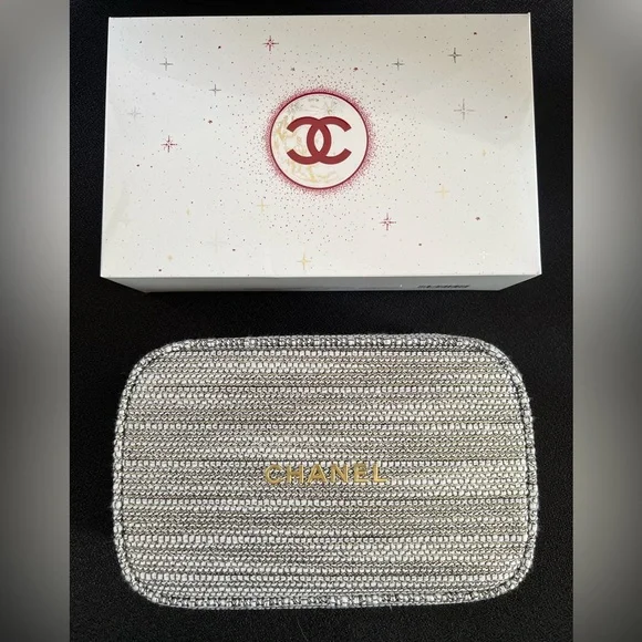 Brand new CHANEL 2022 Holiday Cosmetic Bag