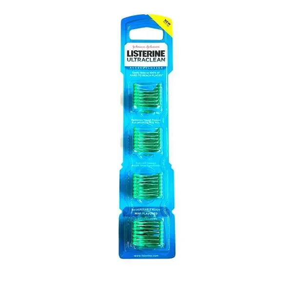 NIB Listerine Ultraclean Access Flosser Refill Pack 28 pack