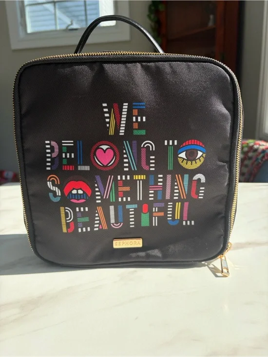 New Sephora “We Belong To Something Beautiful” Makeup Travel Cosmetic Case