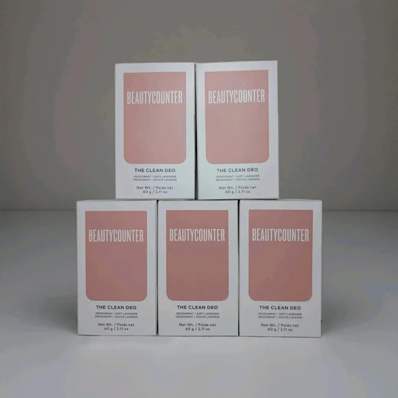 Beautycounter Deodorant Soft Lavender The Clean Deo 5 pack