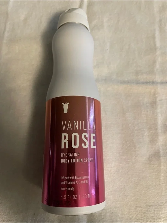 Pink Zebra Vanilla Rose Hydrating Body Lotion Spray - White & Pink