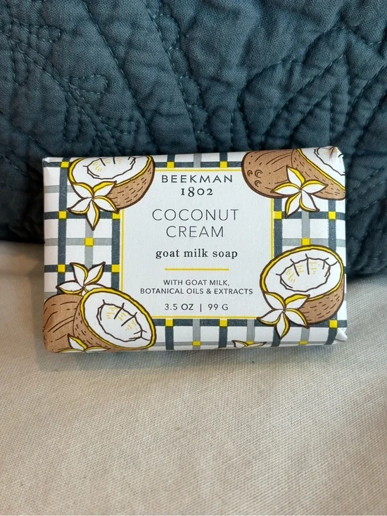 Beekman 1802 Coconut Cream Goat Milk Soap Brand New moisturizing body soap