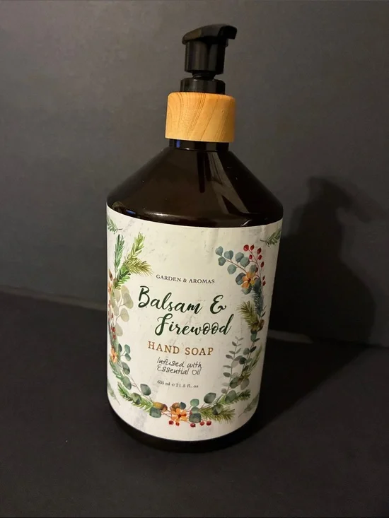 Hand Soap Garden& Aromas Balsam & Firewood Scent 21.5 fl oz.
