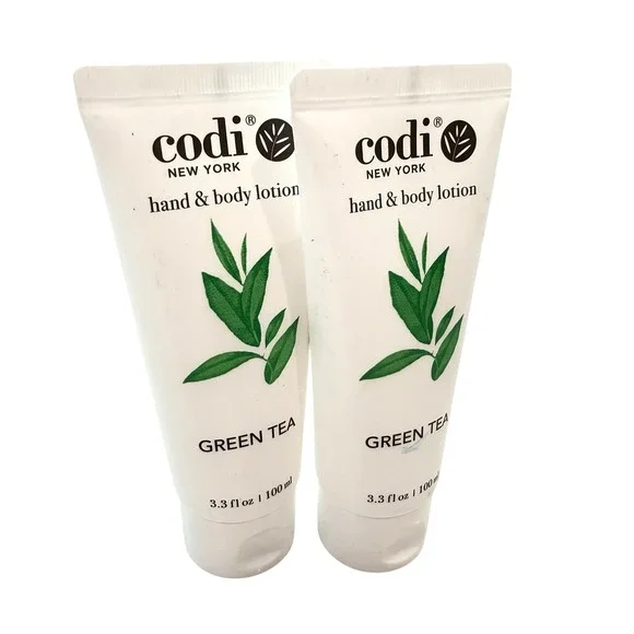 CODI Hand‎ & Body Lotion Green Tea 3.3OZ/100ml Pack Of 2 Tubes Moisturizing