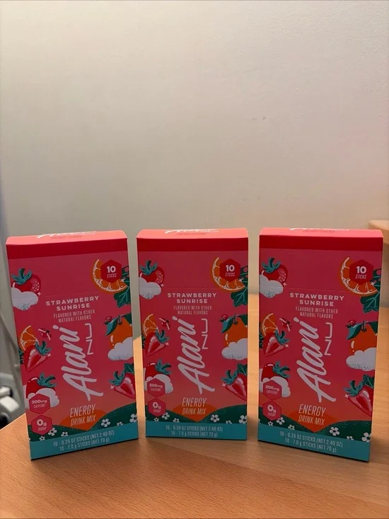 Strawberry Sunrise Energy Drink Mix - Pink