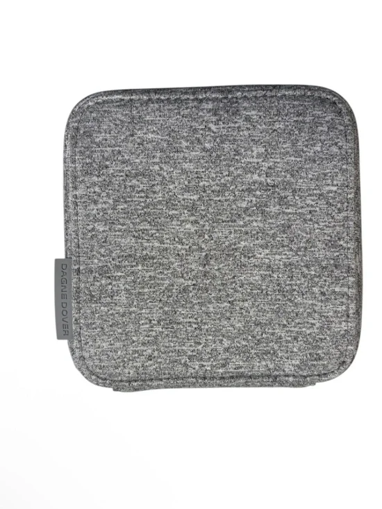 Dagne Dover gray cosmetic case neoprene