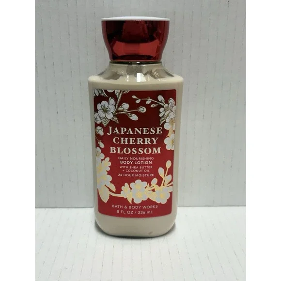 Bath & Body Works Japanese Cherry Blossom Daily Nourishing Body Lotion 8 oz. NEW