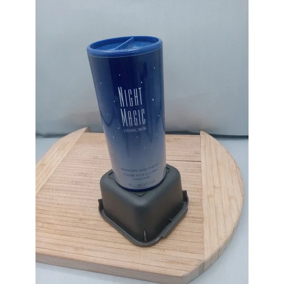 Night‎ Magic Evening Musk Shimmering Body Powder  1.4 Oz. New