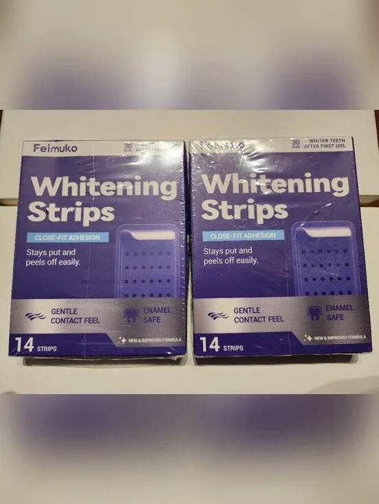 2pk- Whitening Strips Close-Fit Adhesion - Purple