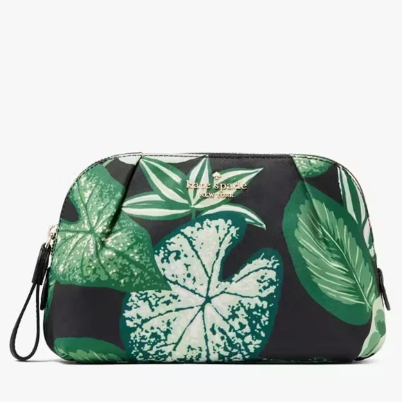 Kate Spade Chelsea Fern Foliage Cosmetic Bag KH748
