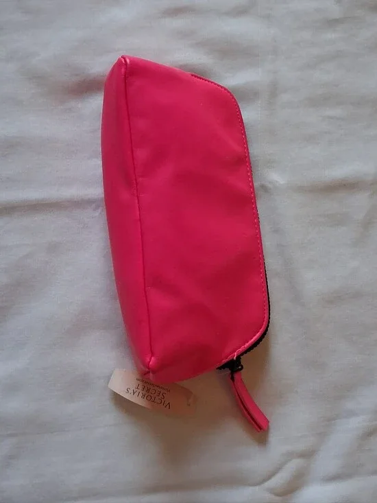 Victoria's Secret Neon Pink Cosmetic Pouch NWT