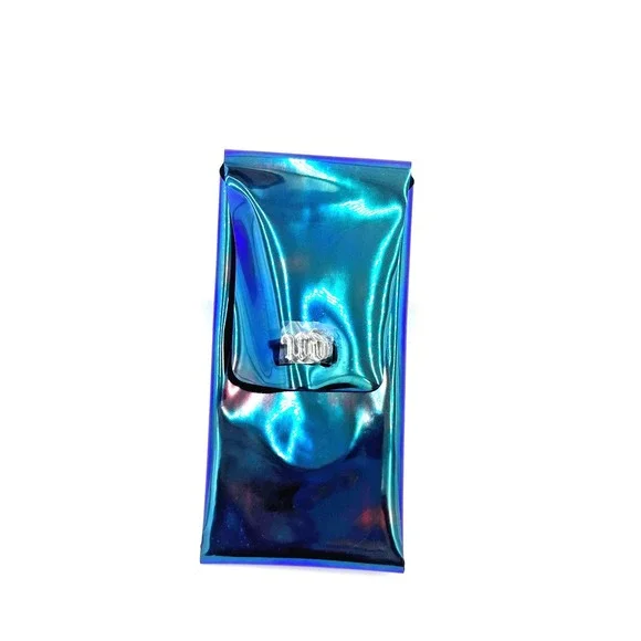 Urban Decay Makeup‎ Bag Cosmetic Pencil Brush Case # Trouble Maker Blue 6.5 inch