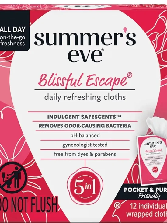 Blissful Escape Daily Refreshing Cloths – Pink