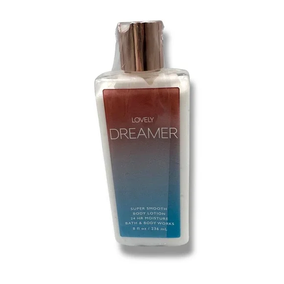 Bath & Body Works Body Lotion 8oz Blue Lovely Dreamer Super‎ Smooth