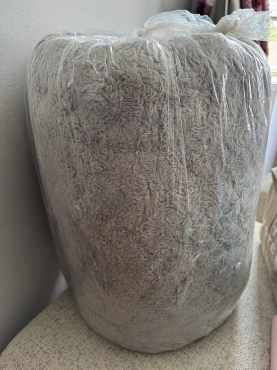 Koolaburra Plush Shaggy Comforter in Light Gray