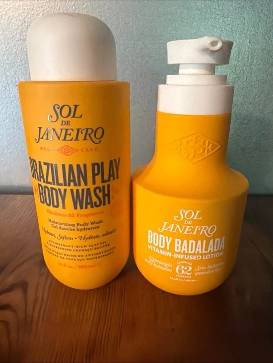 Sol de Janeiro Brazilian Play Body Wash 13 oz & Body Badalada Lotion 13.5 oz