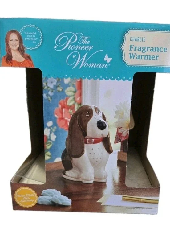 The Pioneer Woman Charlie Dog Ceramic Fragrance Warmer - Brown & White