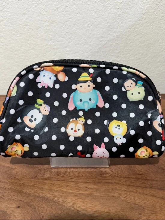 Disney Tsum Tsum Cosmetic Bag London Soho New York Pixar ROUND CLUTCH