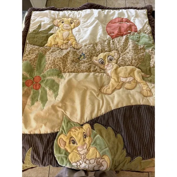 Disney Baby Lion King Crib Bedding Comforter Bed Skirt Nursery Infant Blanket