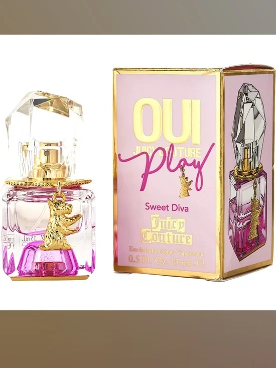 Oui Play Sweet Diva by Juicy Couture - Pink & Gold Mini .5 oz