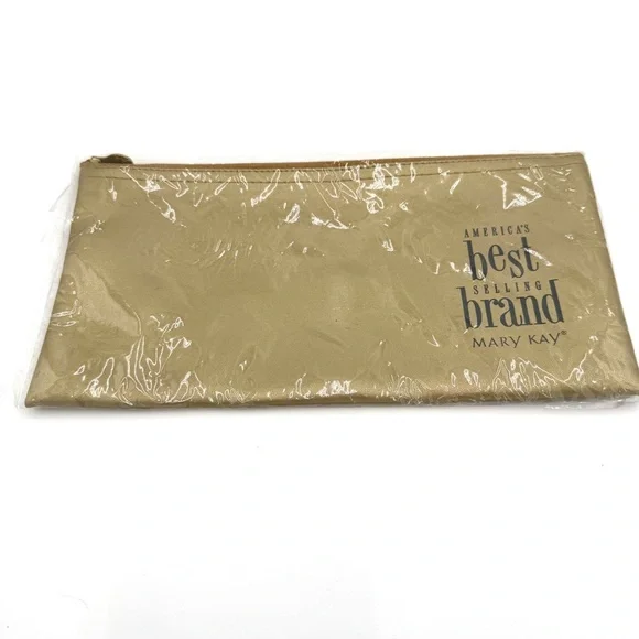 Mary Kay Gold Zipper Pouch