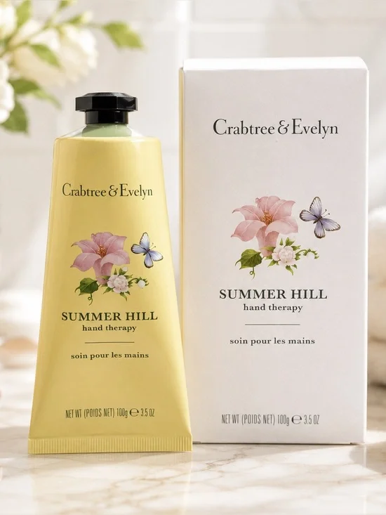 Crabtree & Evelyn Summer Hill Hand Therapy 3.5 oz 100g NEW in Box