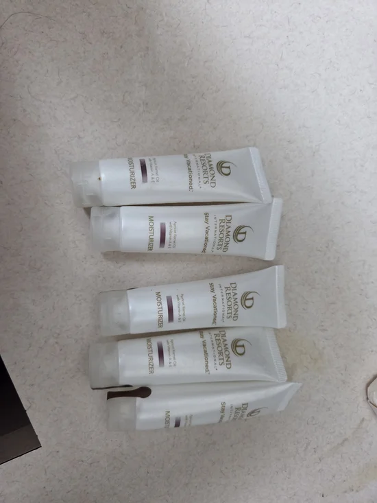 Diamond Resorts Authentic Amenities 5-Pack - Moisturizer
