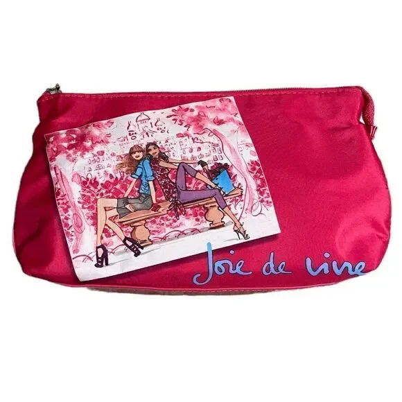 Pink Lancôme Cosmetics Bag