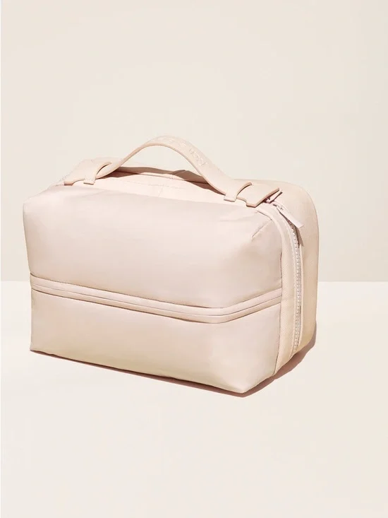 Rare Beauty Puff Toiletry Bag Blush Pink Cosmetic Case