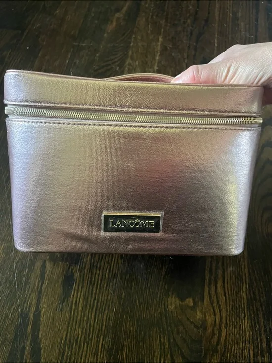 Lancôme Gold Makeup Case Cosmetic Bag