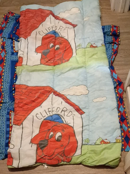 Clifford Kids Sleeping Bag - Red & Blue