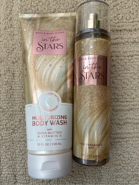 Bath & Body Works In The Stars moisturizing Body Wash duo set