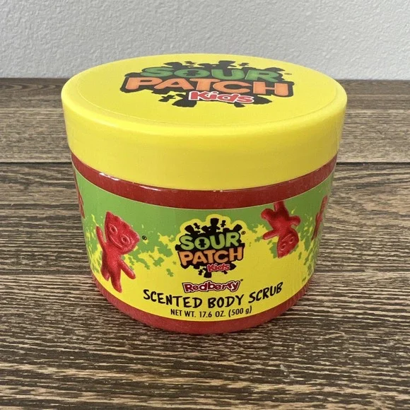 Sour Patch Kids Red Berry  Scented Body Scrub - Brand‎ New 17.6 oz