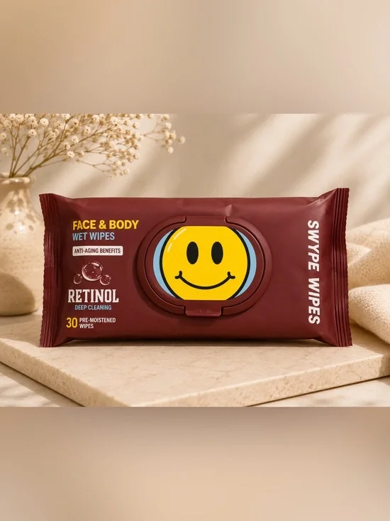 Swype Face & Body Retinol Wet Wipes