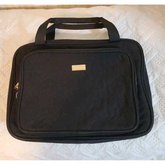 Black Travel Toiletry Bag Hanging Makeup Organizer Cosmetic Case 12