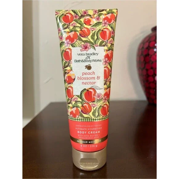 Vera Bradley x Bath & Body Works Peach Blossom & Nectar Hydration Body Cream