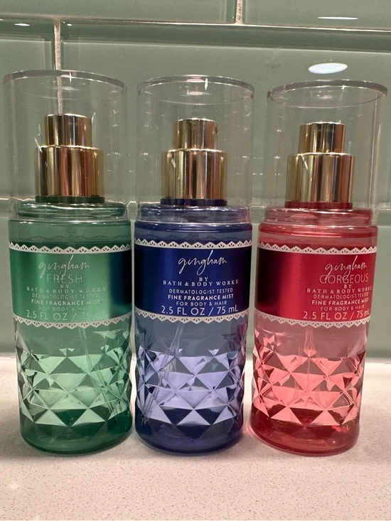 Bath & Body Works Gingham Body Mist TravelTrio