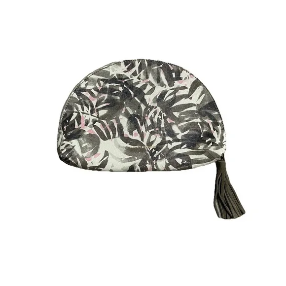 Lucky Brand Green Jungle Cosmetics Bag Style HKD0219 With Tassels 6.5
