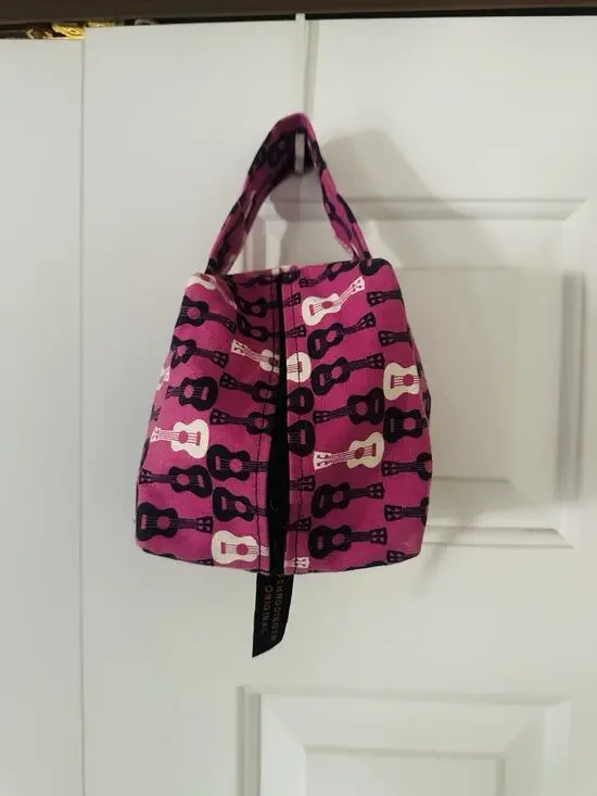 Pink Zipper Cosmetic Travel Bag Schrödinger Original