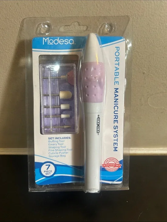 Modesa Portable Manicure System 7 pc Set