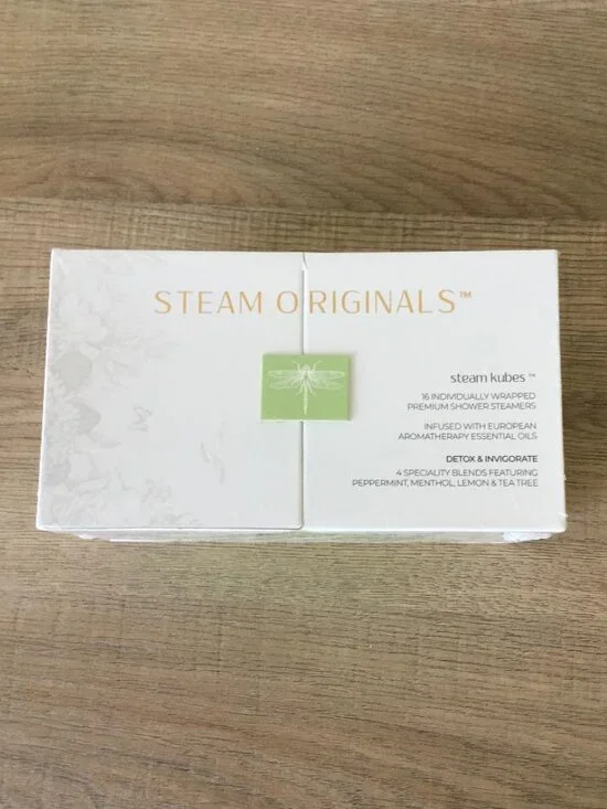 Steam Originals 16 Individually Wrapped Shower Steamers Detox & Invigorate NEW