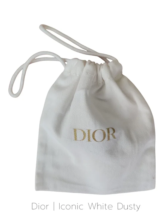Dior White Dust Bag
