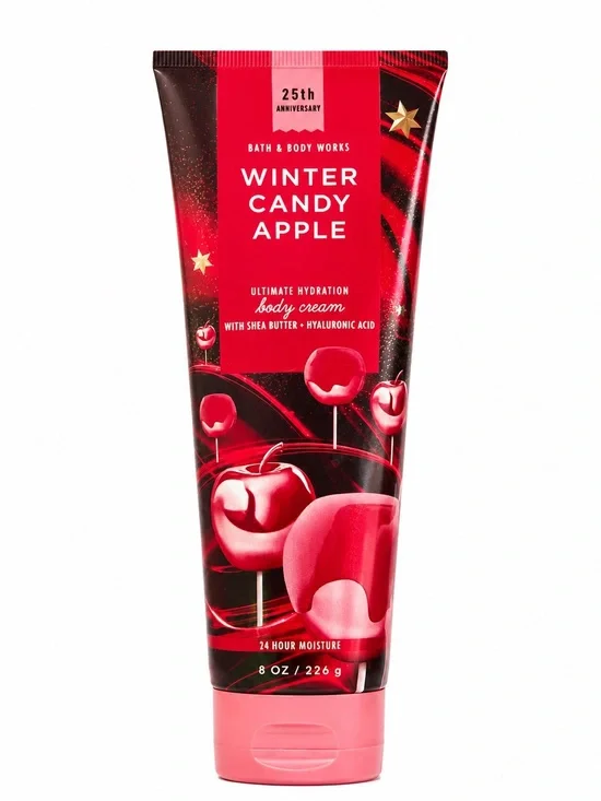 Bath & Body Works Winter Candy Apple Ultimate Hydration Body Cream 8oz NWT