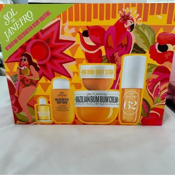 Sol De Janeiro Bum Bum Body Obsession Hydration Celebration Body Routine