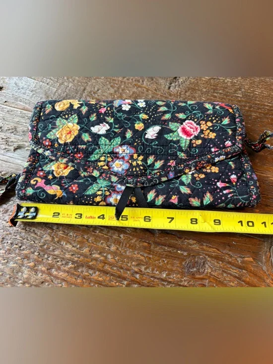 VTG Vera Bradley Retired Rare Tavern On The Green Clutch Fold Travel Accessory