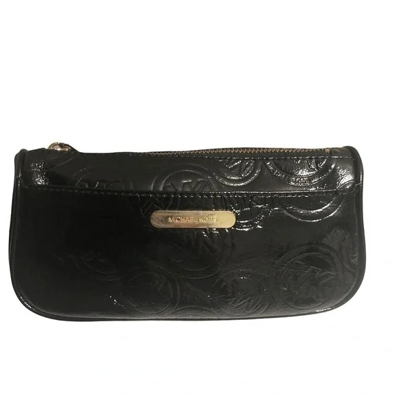 Michael kors patent leather cosmetic bag