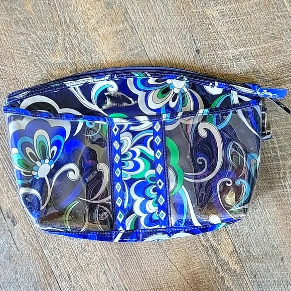 Vera Bradley Grande Plastic Cosmetic Bag