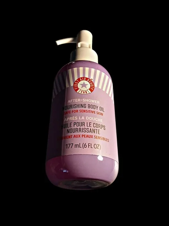 First Aid Beauty After-Shower Nourishing Body Oil 6 oz. NEW