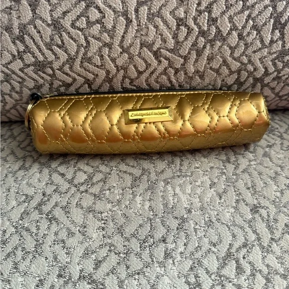 Catherine Maladrino Gold Quilted Pouch